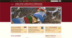 Desktop Screenshot of himalayansymposium.org